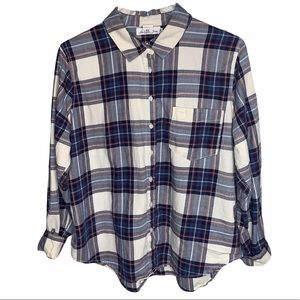 L.O.G.G H&M Flannel Long Sleeve Shirt w/ Pocket